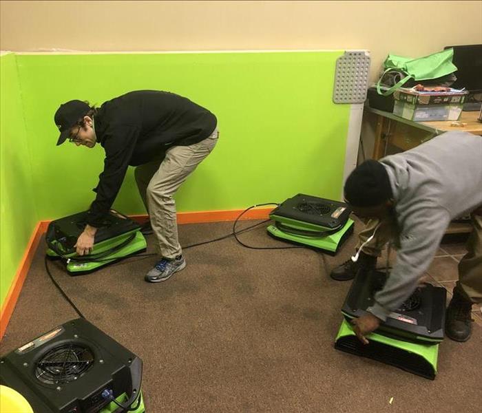 SERVPRO technicians and crew chiefs during training exercise
